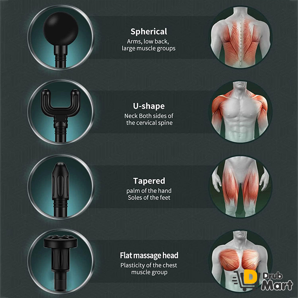 Smart Fascia Massager JY-760 (4 Heads & 6 Speed)