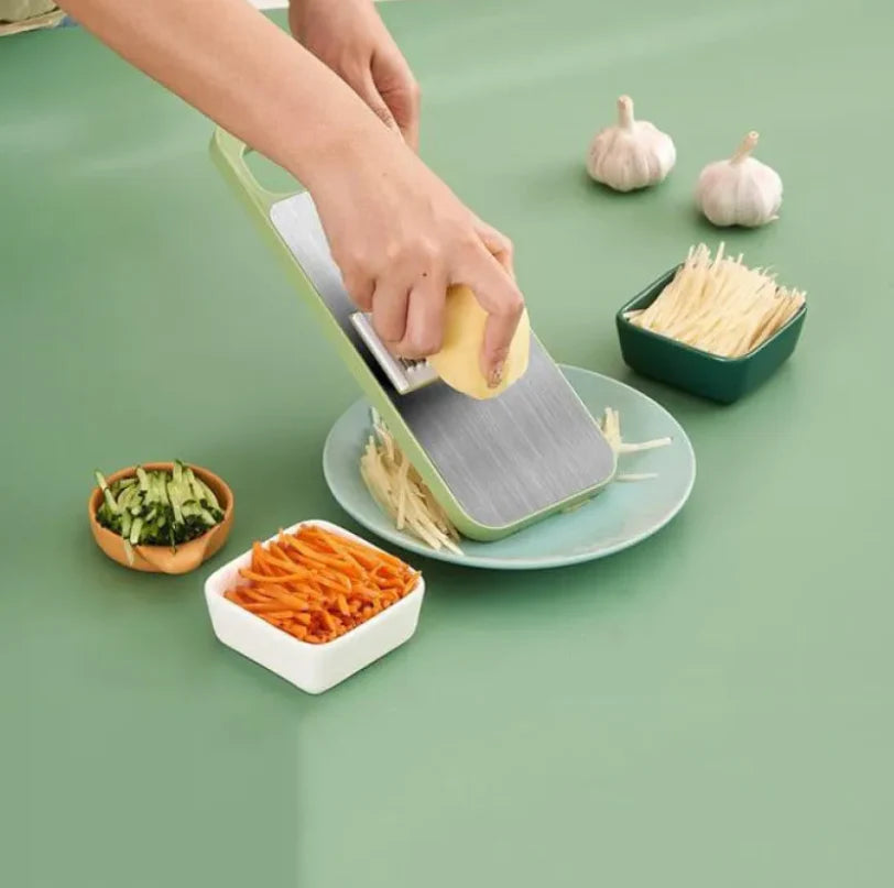 5 in 1 Stainless Steel Multifunctional Vegetable Slicer Cutter