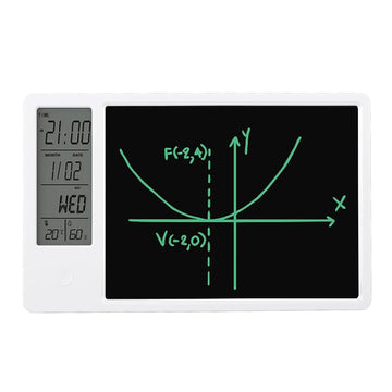 L54A Electronic Desktop Calendar with LCD Memo – Black