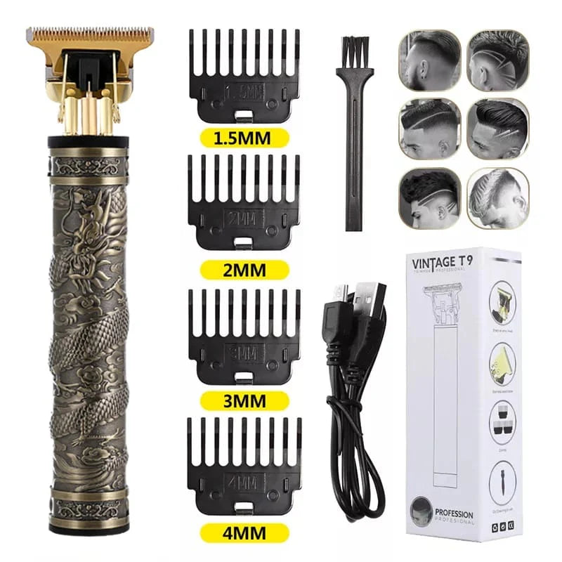 Vintage T9 Men's Hair Trimmer Metal Body