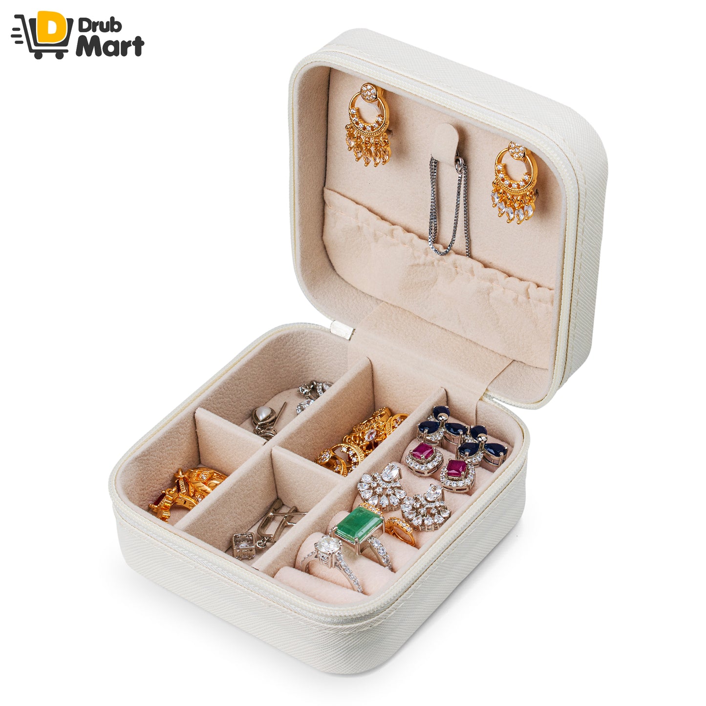 Pink Travel Jewellery Case