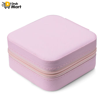 Pink Travel Jewellery Case