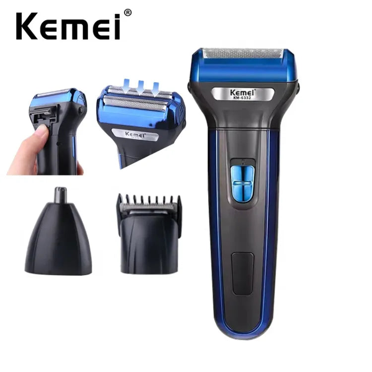 Kemei KM-6330 3 In 1 Professional Hair Trimmer Grooming Kit