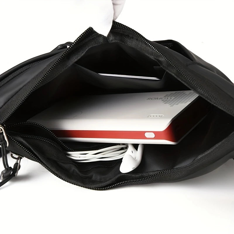Anti-Theft Chest Sling Bag – Slim Crossbody Bag for Men’s Daily, Travel & Outdoor Use
