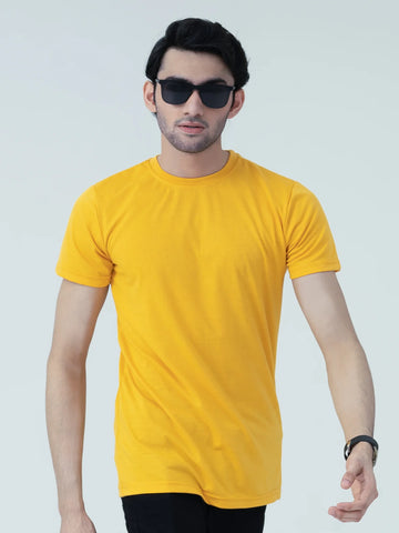Yellow Regular Fit T-Shirt