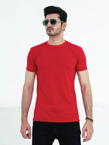 Red Regular Fit T-Shirt