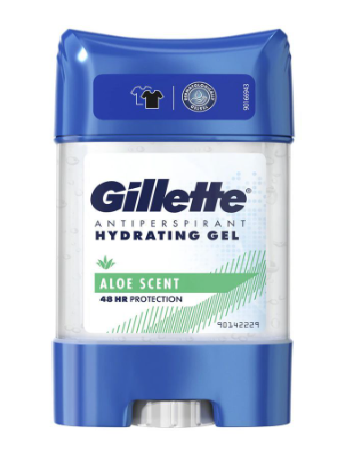 Gillette Hydrating Aloe 48H Antiperspirant Clear Gel, 70ml