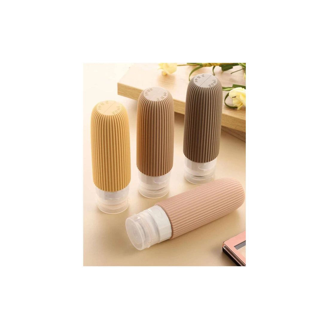 Silicone Travel Toiletry Bottles Set – Leakproof & TSA Approved