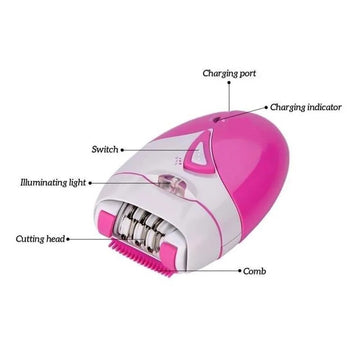 Kemei 189A Rechargeable Woman Hair Remover Machine