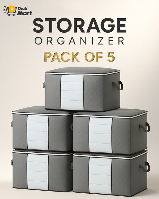 Pack of 5 Storage Organizer Bag