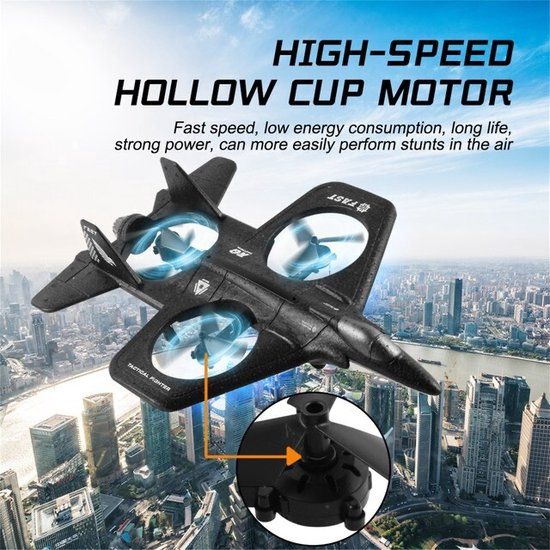 Stunt Drone Fighter – High-Speed RC Quadcopter with 360° Flips