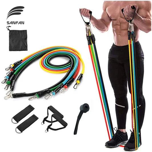 Power Resistance Band Set  For Exercise
