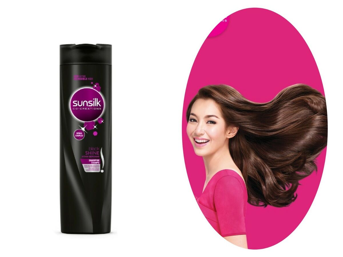 2 psc Sunsilk Shampoo 320Ml Black